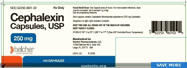 Generic Cephalexin (Cephalexin) 500mg — Los Angeles Lowest Price From $0.45