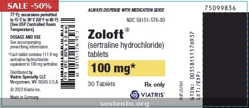 Buy Generic Zoloft 100mg Online (Sertraline) — USA Pharmacy From $0.40