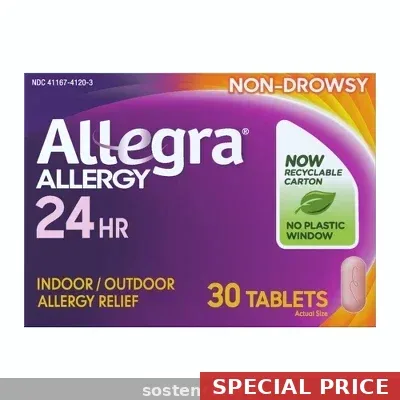 Generic Allegra (Fexofenadine) 180mg — Lowest Price From $0.49