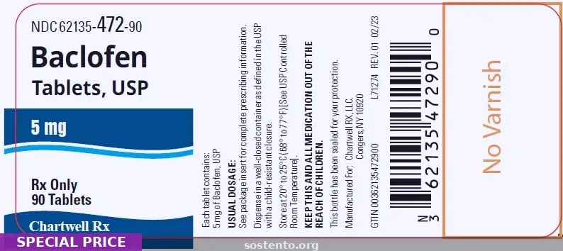 Baclofen 25mg for Muscle Spasms — Buy Baclofen Online | Fast Delivery From $0.55